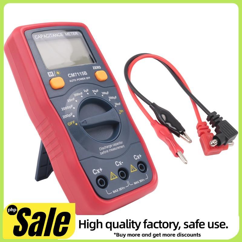CM7115B เครื่องวัดความจุมัลติมิเตอร์แบบดิจิตอลเครื่องมือวัดจอแสดงผล LCD,CM-7115A อัพเกรด