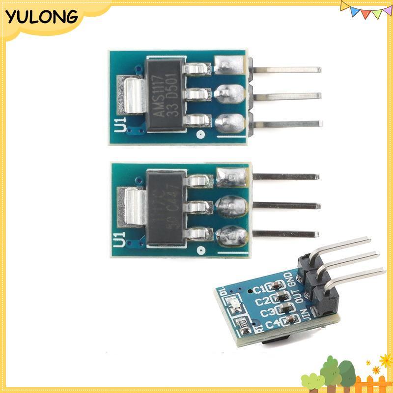 YU 1/3/5Pcs AMS1117-3.3 LDO Linear Regulator Board 800mA AMS1117 3.3V โมดูล DIY อุปกรณ์เสริม NG