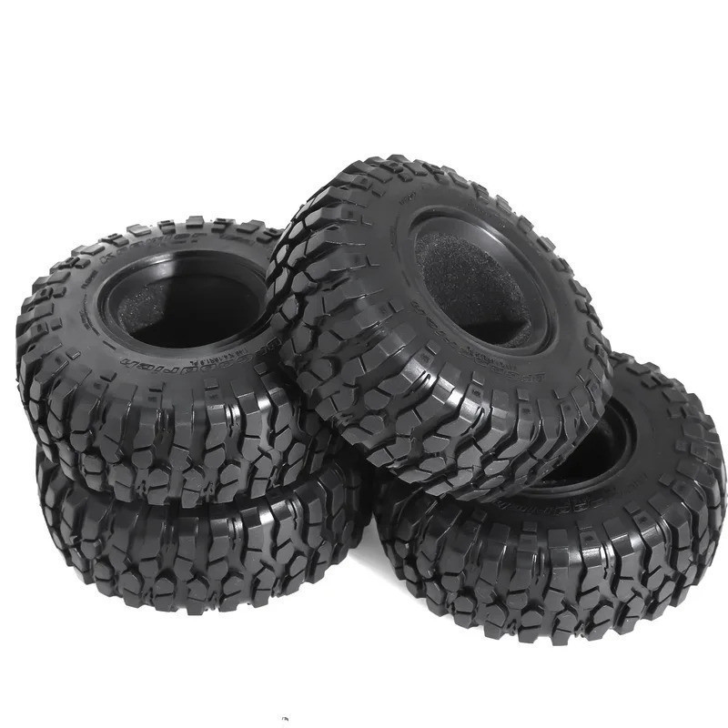 4PCS 106 มม.1.9 "ยางล้อ Tyre สําหรับ 1/10 RC Crawler รถ Axial SCX10 II III 90046 Trxs TRX4 RC4WD D90 Redcat MST