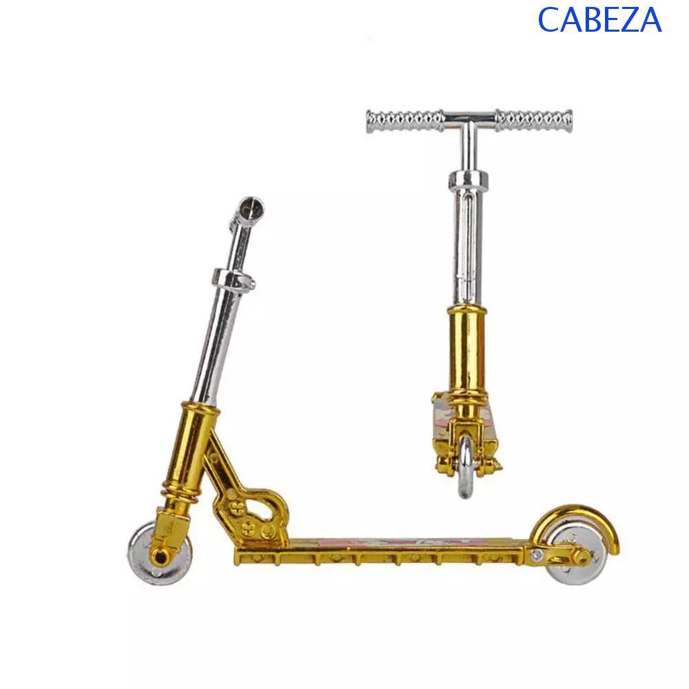 CABEZA Mini Scooter ของเล่นเพื่อการศึกษา Fingerboard สเก็ตบอร์ดเด็กจําลองของเล่น Mini Finger Scooter