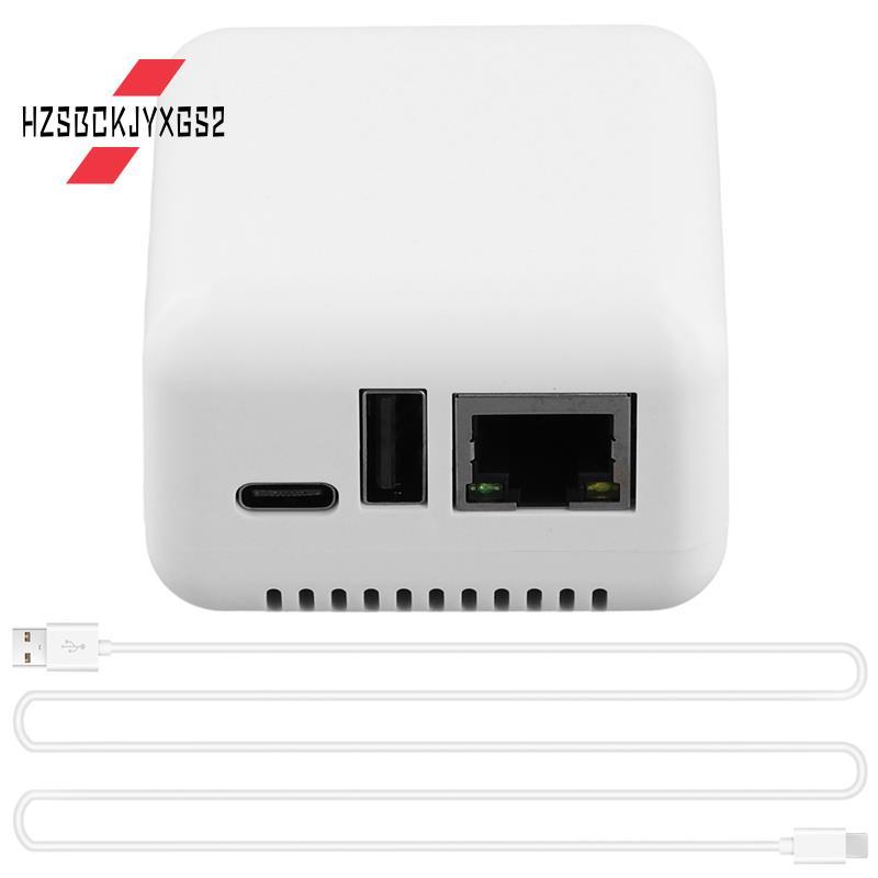 Hzsbckjyxgs2P330 Mini Print Server USB 2.0 Cable Connection Easy Printing,Mini NP330 Cloud Printing 
