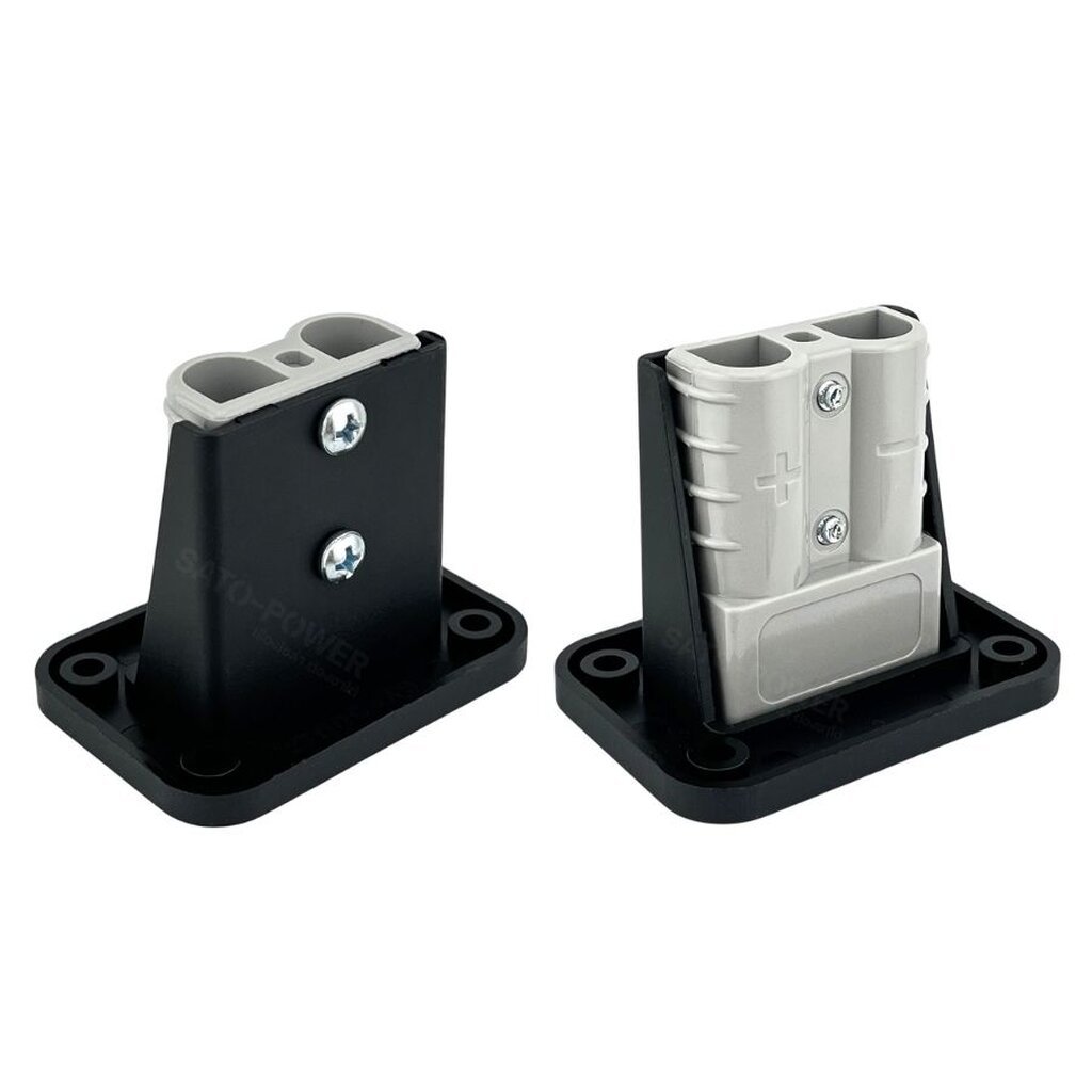 Anderson Plug ปลั๊กแอนเดอร์สัน 50A + แป้นติดฝัง รุ่น PLG-ADS50-RM | แป้นติดฝัง ฝาปิดแป้น