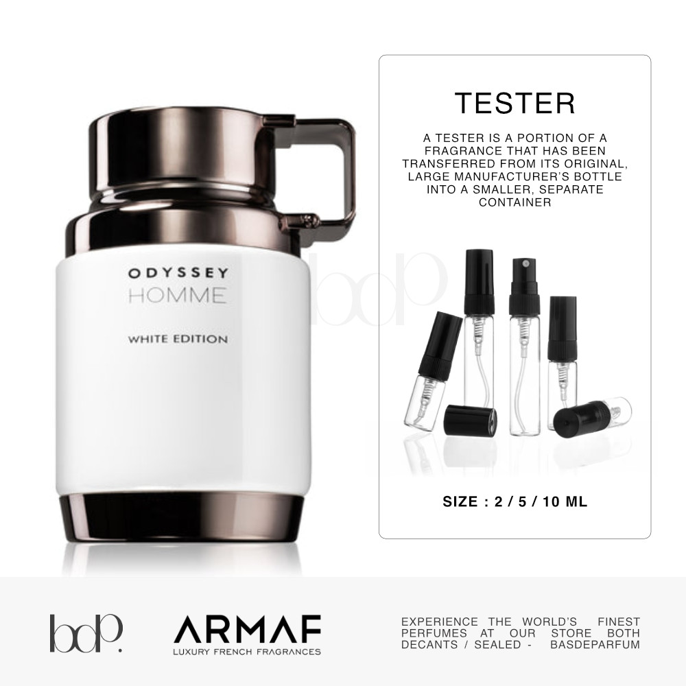 Odyssey Homme White Edition (TESTER แบ่งขาย) น้ำหอมอาหรับ UAE จาก Armaf