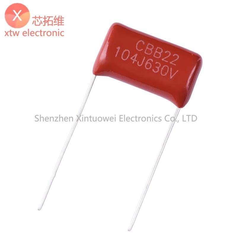 (20 ชิ้น) CBB ตัวเก็บประจุโพรพิลีนตัวเก็บประจุฟิล์ม 104J630V CBB22 100NF 0.1UF Pin Pitch 10 มม.Kapas