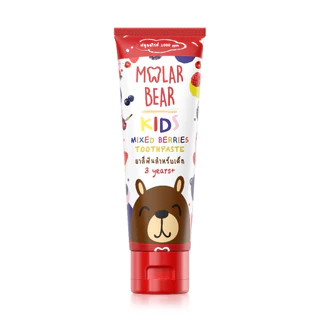 Mall Molar Bear 3 ขวบ+ ยาสีฟันเด็ก รุ่น Kids ฟลูออไรด์​ 1000 ppm โมล่าร์แบร์