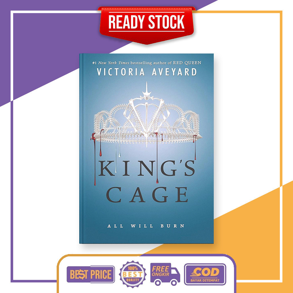 (อังกฤษ) Kings Cage (ราชินีแดง, 3) โดย Victoria Aveyard