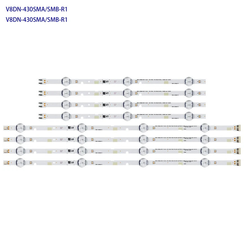LED backlight strip สําหรับ Samsung UA43N5100 UE43T5300AU UN43T5300 UE43N5300AU UA43N5380 UA43N5300 