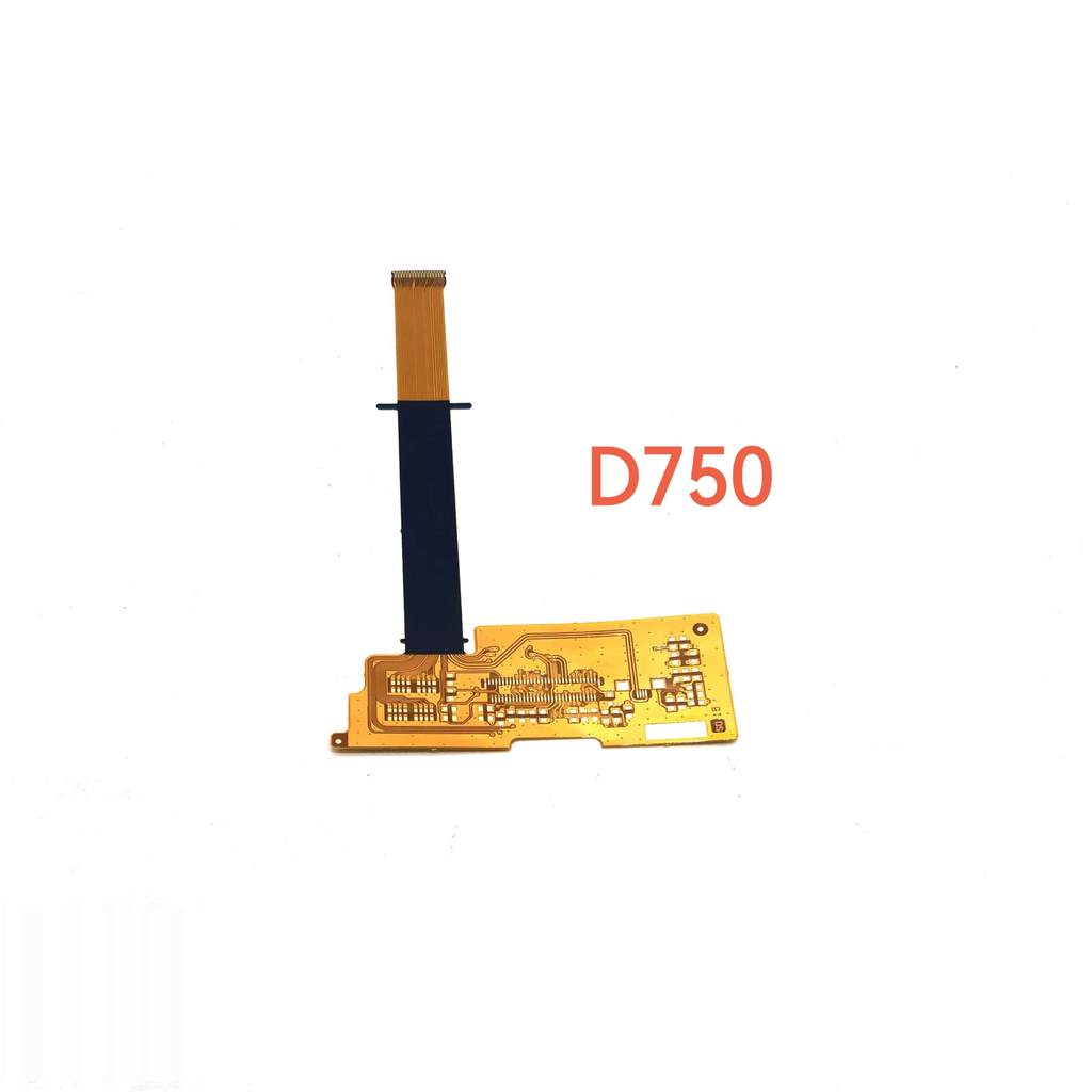 เหมาะสําหรับ Nikon D750 จอแสดงผล LCD สาย LCD สายหน้าจอ การสอนการติดตั้งแบบกดฟรี