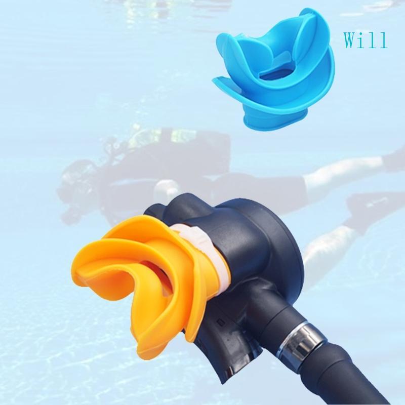 Will Scuba Mouthpiece ซิลิโคน Scuba Regulator Mouthpiece ดําน้ําปากอุปกรณ์ดําน้ําสําหรับดําน้ําส่วนใ