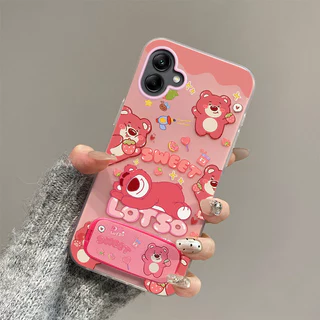 Samsung a06 case samsung a07 case วงเล็บกระจก เคสโทรศัพท์เยลลี่
