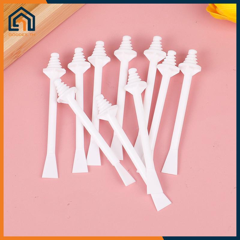 Goddes 10 ชิ้น Nose Wax Wax แว็กซ์กําจัดขนแบบใช้แล้วทิ้งพลาสติก stiti TH