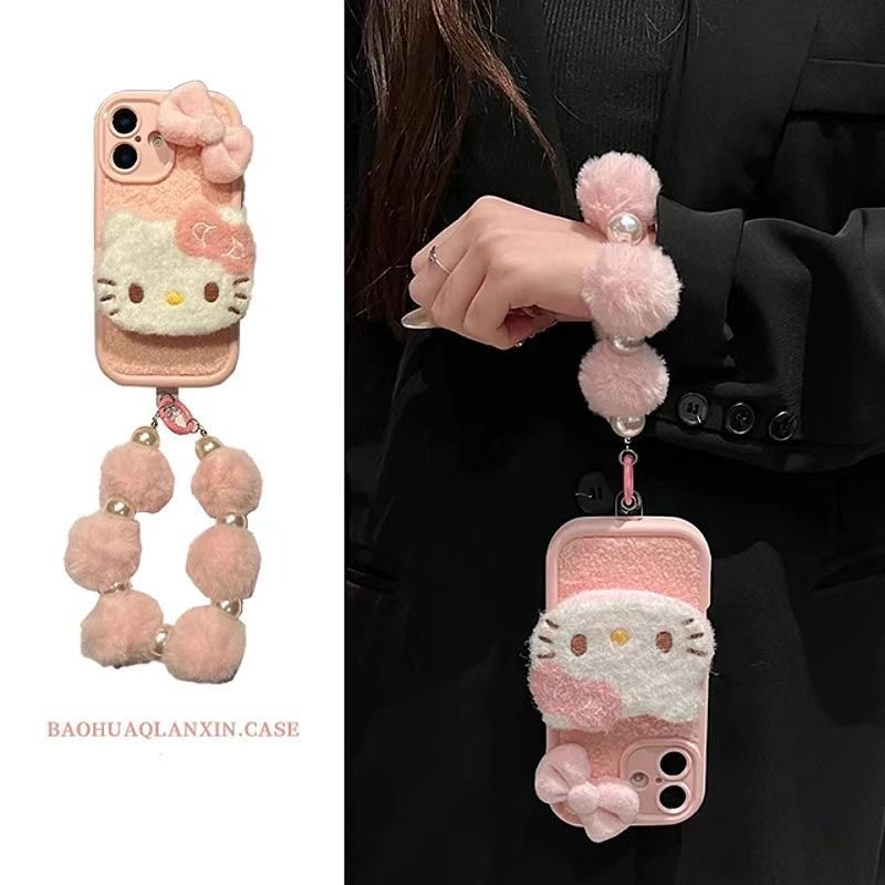 เหมาะสําหรับ Honor 400/300pro เคสโทรศัพท์ Plush Honor X70/Honor Magic7 น่ารัก Play 70PLUS