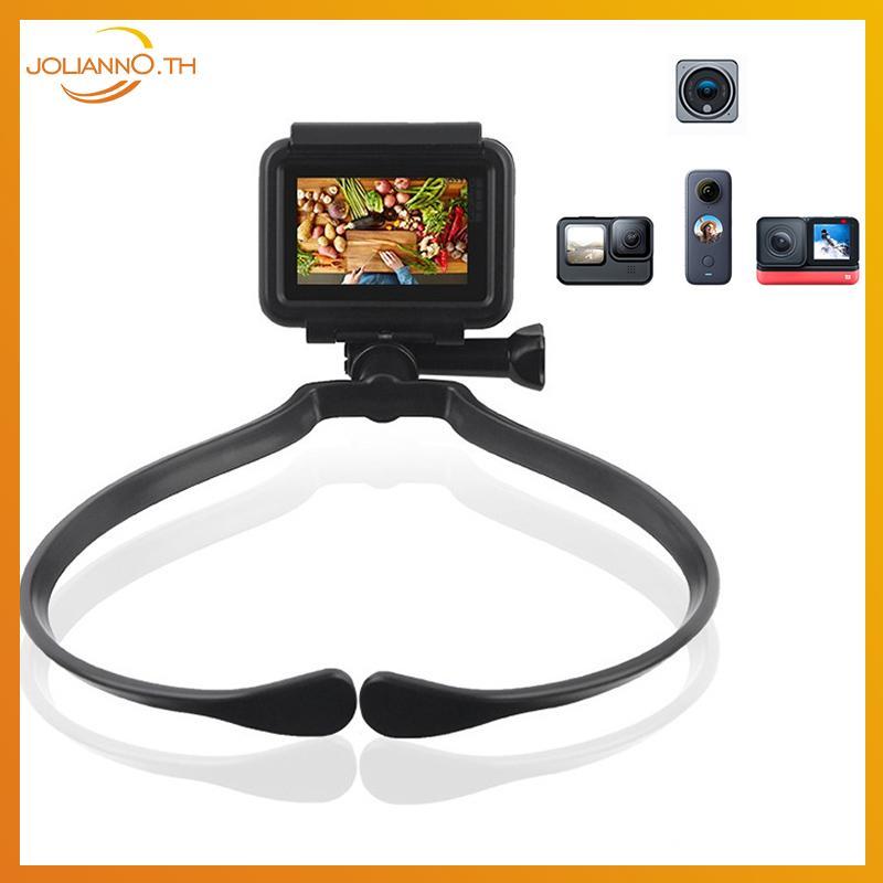 Joliann0 แฮนด์ฟรีคอ Lazy ขาตั้งโทรศัพท์สําหรับ IPhone 15ProMax Samsung GoPro th