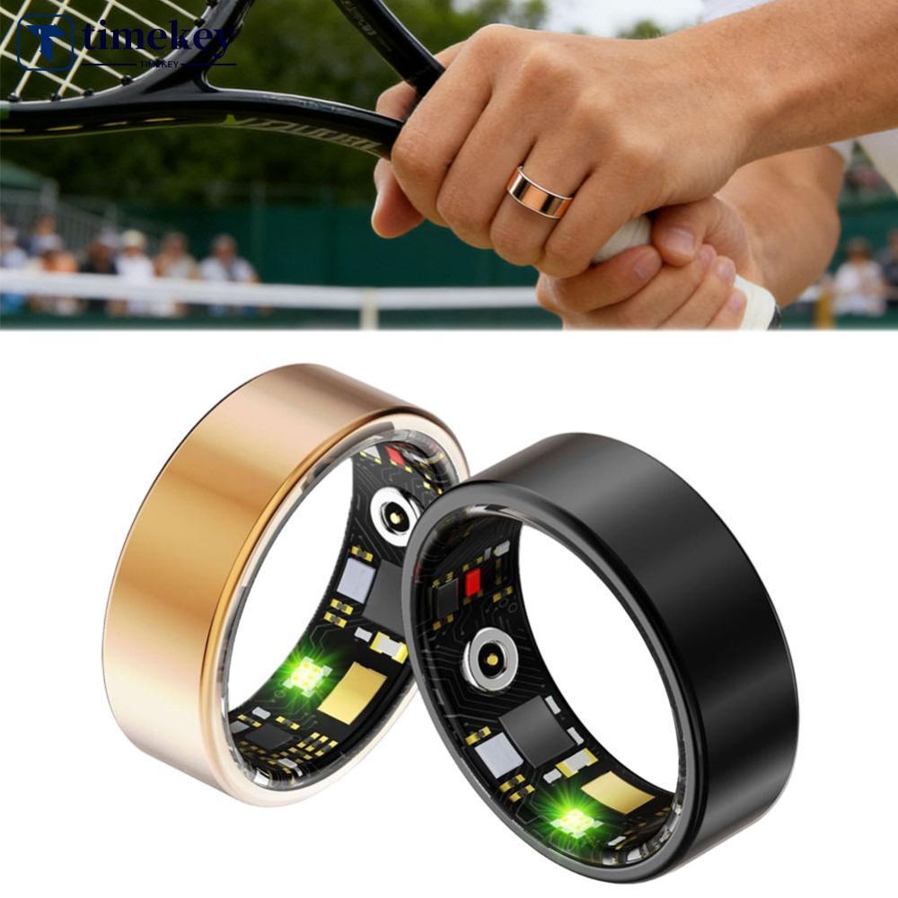 TIMEKEY R11M สุขภาพสมาร์ทแหวน Health Tracker Sleep Heart Rate เลือดออกซิเจน IP68 กันน้ํา Multi Sport