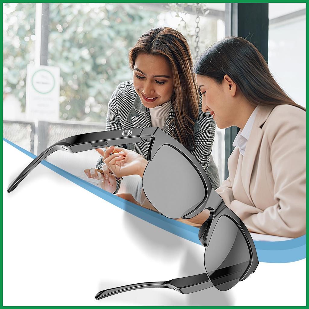 AI Translator แว่นตา Real-TimeTranslating Voice-To-Text Language Translator แว่นตาไร้สายสําหรับวิชาก