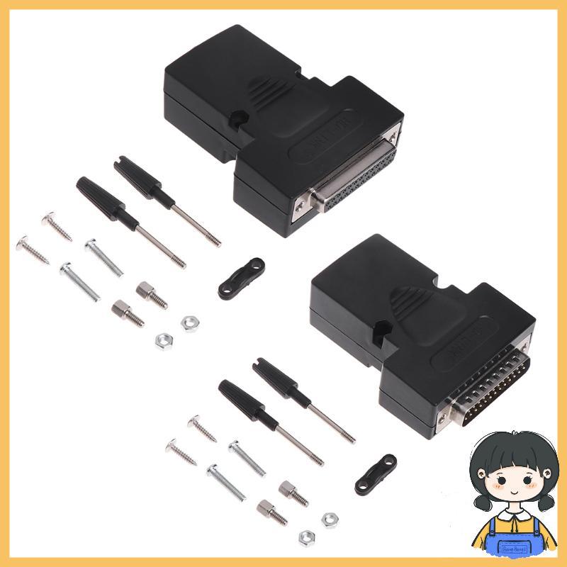 Bang DB25 ชายหญิงสกรู D-SUB 25Pin ปลั๊ก Breakout Terminal Solderless Connector