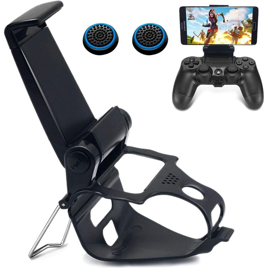 BRHE คลิปหนีบโทรศัพท์สําหรับ PS4 Controller Mobile Gaming Mount Bracket Holder Adjustable Stand Clam