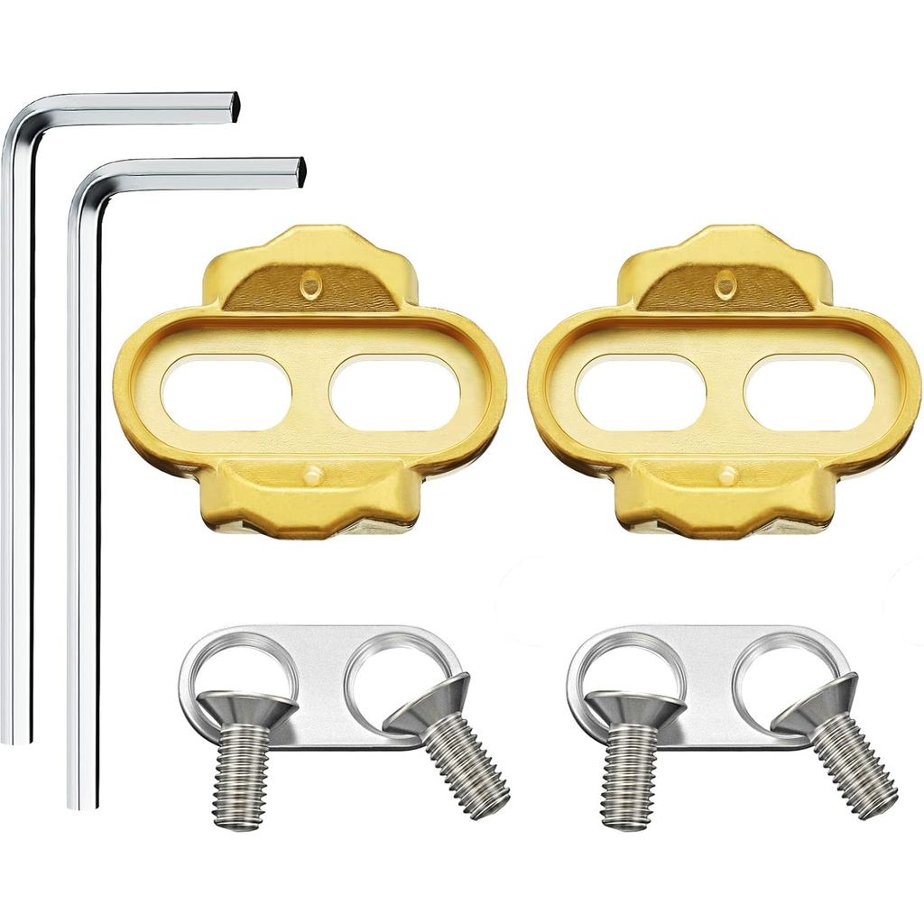 Rudder 2 ชิ้นจักรยาน Cleats และ 2 ชิ้นหกเหลี่ยมประแจจักรยานเหยียบ SPD Cleats สําหรับ Eggbeater, Cand