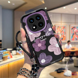 เคสสําหรับ Redmi NOTE 15 Pro 5G สีดําเทรนด์ภาพซิลิโคนอ่อนนุ่มเคสป้องกันโทรศัพท์ TYHS