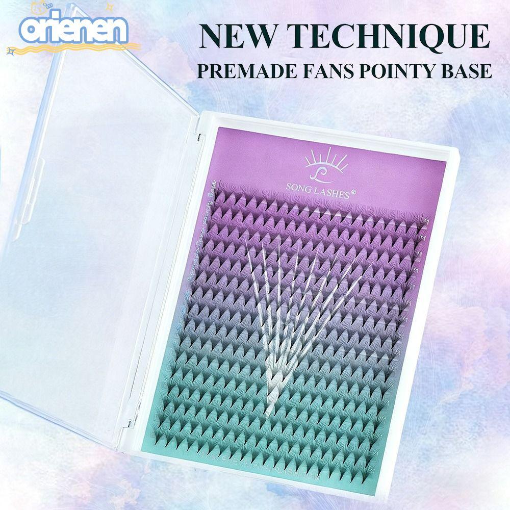 ORIEN ขนตาปลอม, Sharp Thin 8D Volume ขนตาประดิษฐ์, อุปกรณ์ขนตา PBT วัสดุ 6D Volume Lash Extension ร้