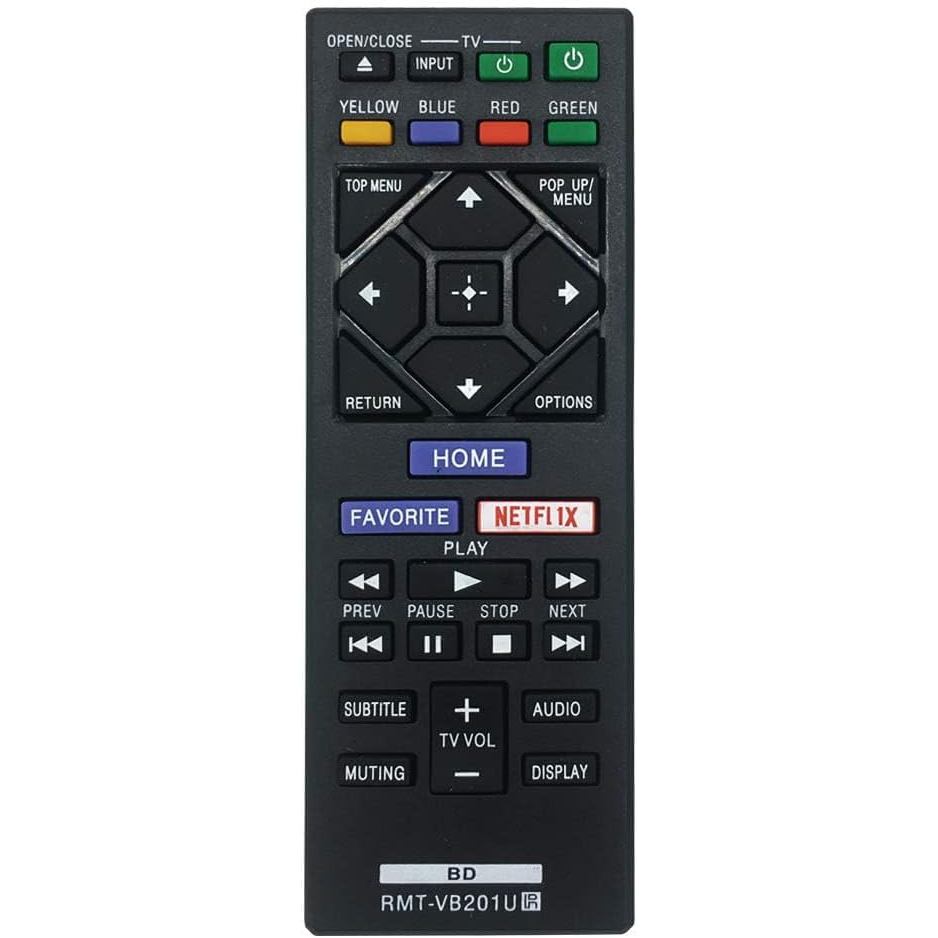 เปลี่ยน RMT-VB201U รีโมท Sony เครื่องเล่น DVD สําหรับ Sony Blu-ray เครื่องเล่น DVD BDP-S1700CA BDP-S