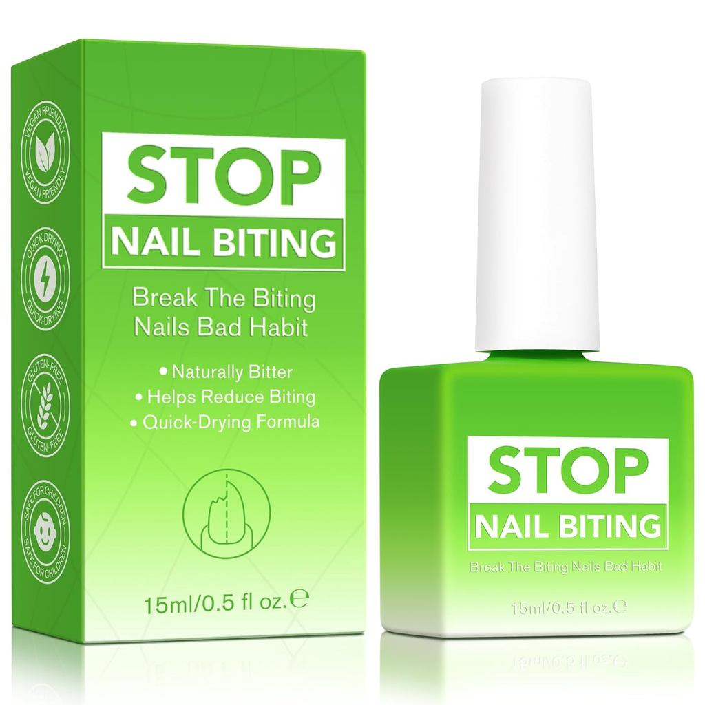 การรักษากัดเล็บสําหรับเด็กหยุดเล็บกัดแห้งเร็วสูตรขมธรรมชาติการกัดเล็บป้องกันการดูแลเล็บเพื่อสุขภาพซ่