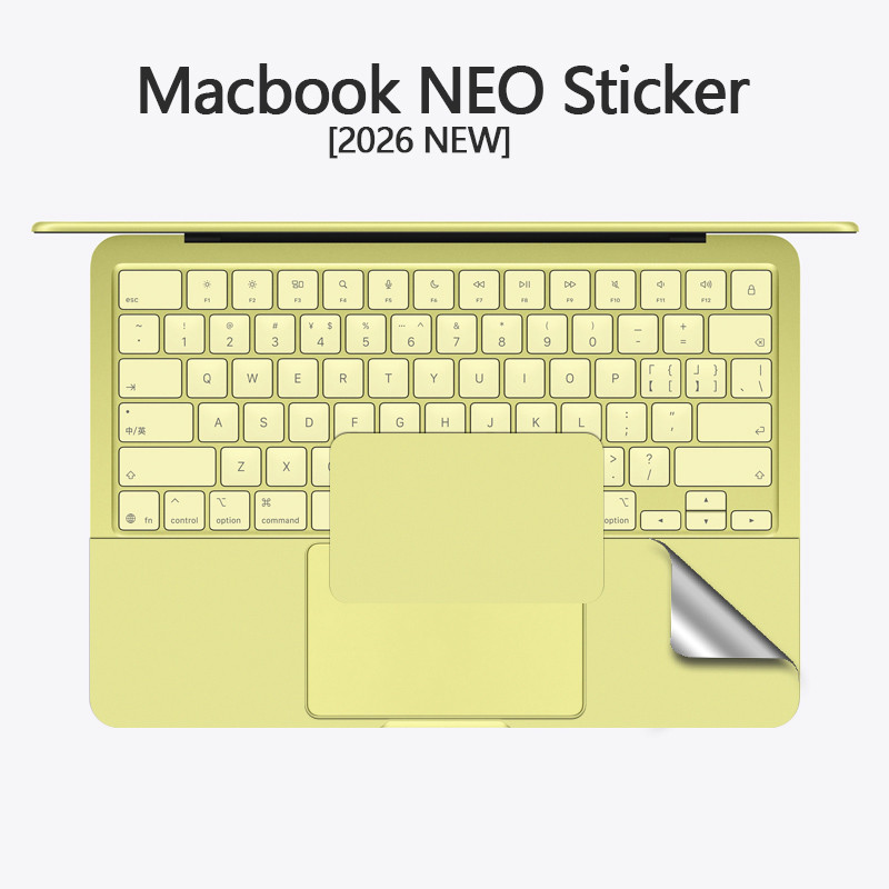 ปาล์มป้องกันผิวสําหรับ แมคบุค 2026 นีโอ ก3404สติกเกอร์นํามาใช้ใหม่,ไม่มีสารตกค้าง,ฟิล์มส่วนที่เหลือข้อมือที่ถอดออกได้