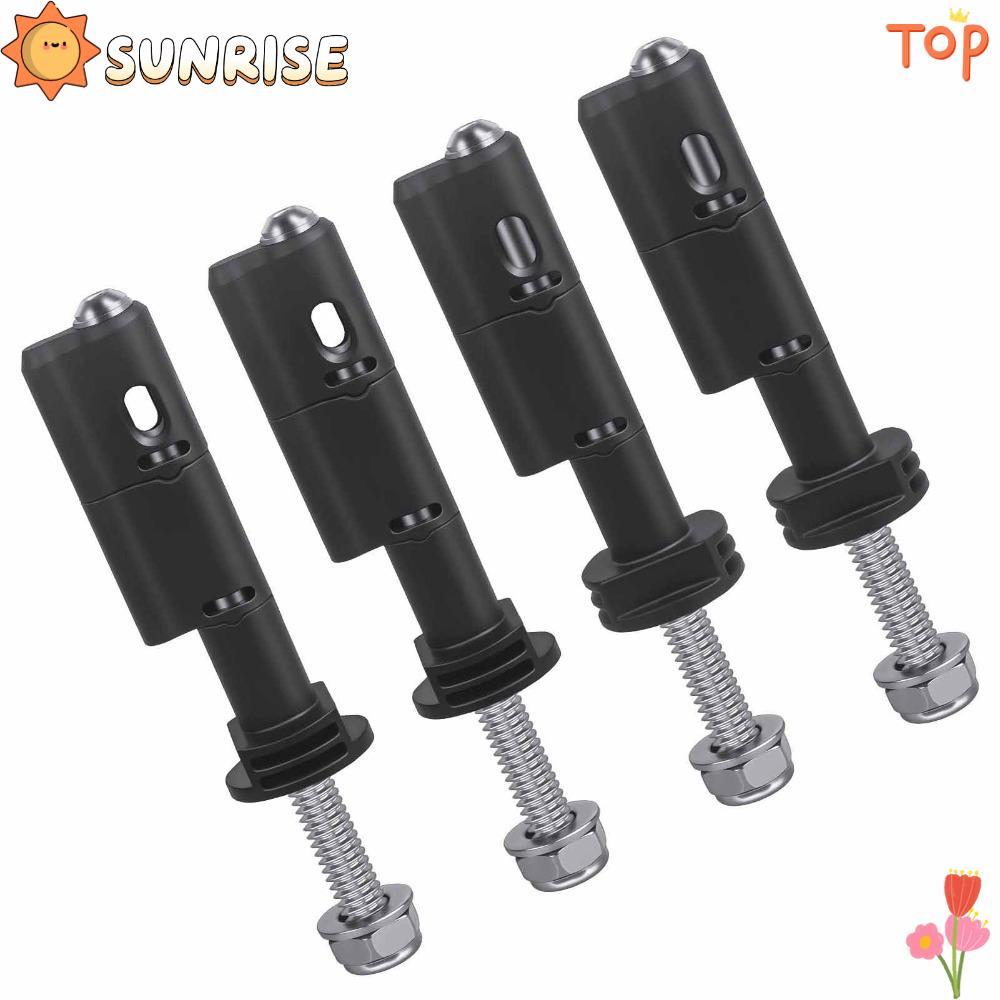 SUNRISE หมุดยึดบอร์ดลาก 4 ชิ้น, การออกแบบล็อคได้เข้ากันได้กับ หมุดยึด MaxTrax MKII, สแตนเลส 140 มม. 