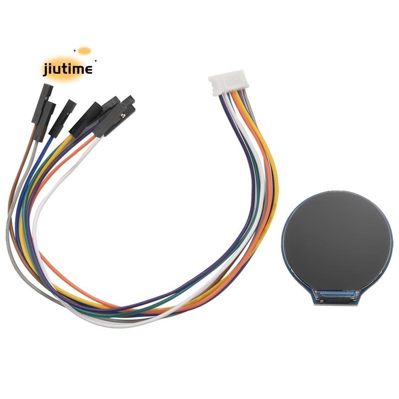 1.28 นิ้วจอแสดงผล LCD โมดูลหน้าจอ GC9A01 SPI การสื่อสาร RGB 65K รองรับสีสําหรับ Raspberry