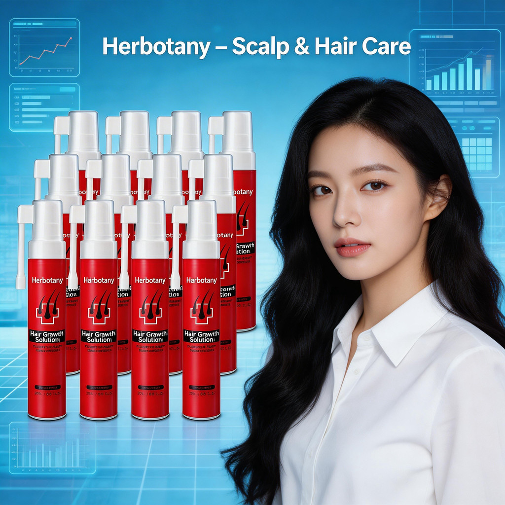 Herbotany Women's Skin Care Essence  Rogaine  Hair Growth Serum Improvement of baldness เซรั่มลดผมร่