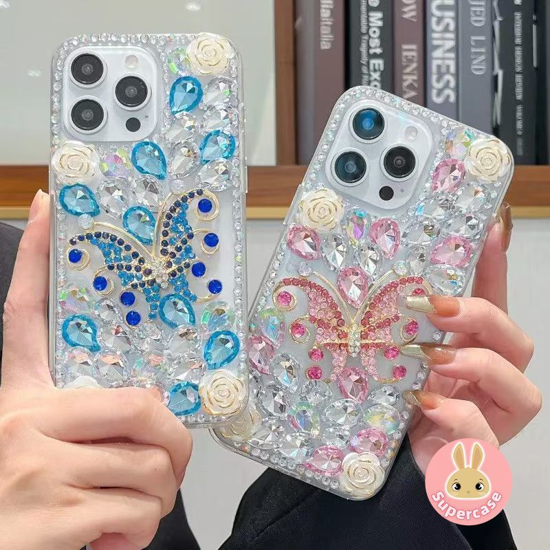 หรูหราผีเสื้อเคสโทรศัพท์สําหรับVivo X21 UD X21i X21S X20 X9 Pro X9S Plus T3 Pro T4X T2X T2 T1 T1X Y0