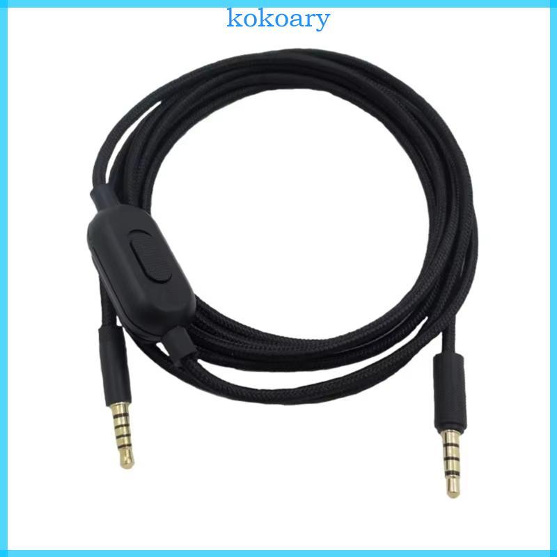 KOK ชุดหูฟังสําหรับเล่นเกมสายสัญญาณเสียงสําหรับ GProX G433 G233 พร้อมขั้วต่อชุบทอง