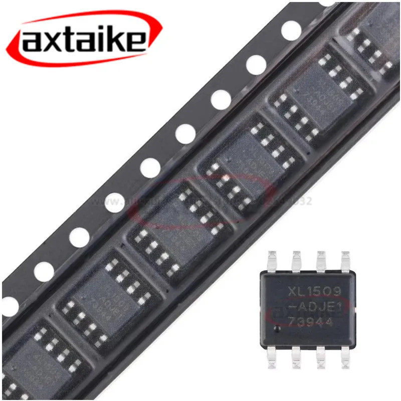 10PCS XL1509-ADJE1 SOP-8 SMD 2A 150KHz 40V Buck DC-DC Converter IC XL1509 3.3V 5V 12V ADJ XL1509-3.3