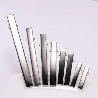 20ชิ้น กิ๊บปากเป็ด 30-98mm กิ๊บปากจระเข้ สีเงิน อะไหล่กิ๊บ DIY สำหรับทำกิ๊บติดผม แฮนด์เมด