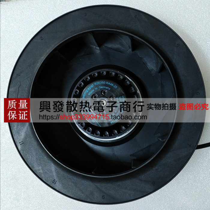 [หม้อน้ําพร้อมสต็อก] R2E250-RA48-25 M2E068-EC 115V 2.52A 300W พัดลมเทอร์โบนําเข้าเยอรมันดั้งเดิม