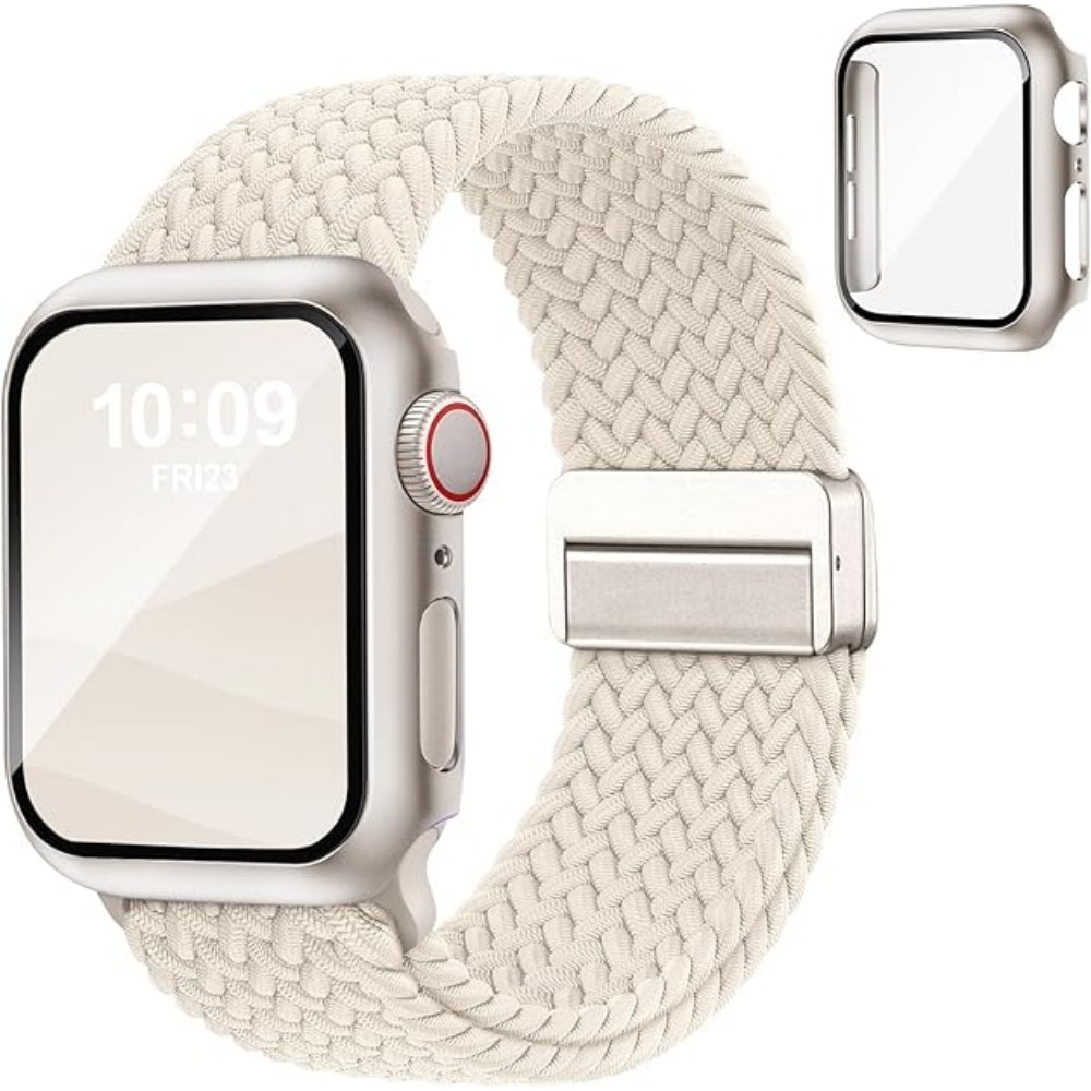 Magnetic Snap สายไนลอนและป้องกันกรณีชุดสําหรับ iWatch S11 10 9 8 7 6 5 4 SE3 Ultra พร้อมฝาครอบสร้อยข้อมือสําหรับ iWatch band 49 มม.46 มม.45 44 42 41 40 38 สมาร์ท ราคา ถูกที่สุด ดีลบีเคเค แกลเลอรีภาพที่ 2