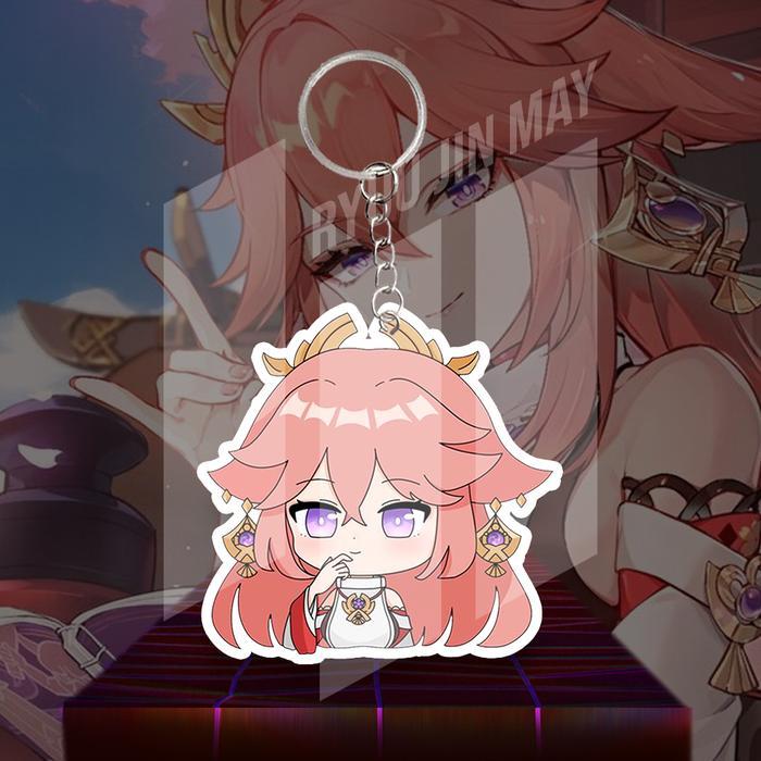 Gantungan Kunci / พวงกุญแจ / Gantungan HP - Genshin Impact - Yae Miko - A, Gantungan Kunci