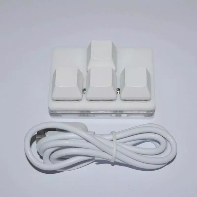 คีย์บอร์ดกลไกขนาดเล็ก 4 คีย์ WASD แบบมีสาย USB แกนสีแดง thumbnail 4