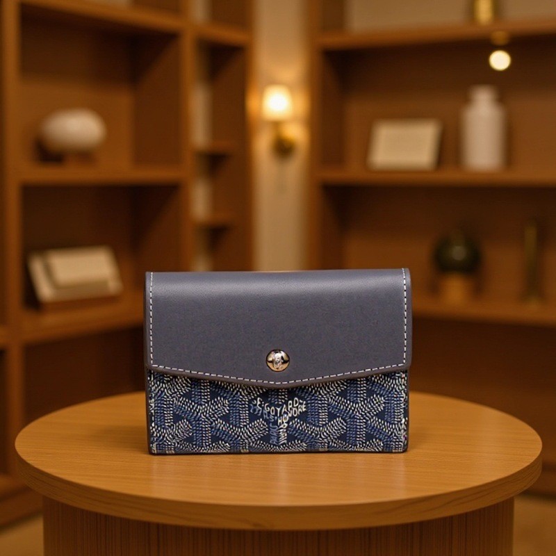 V5GH Go**rd New Mini Coin Purse Small Card Holder 70% off Zipper Snap Wallet Business Card Organizer