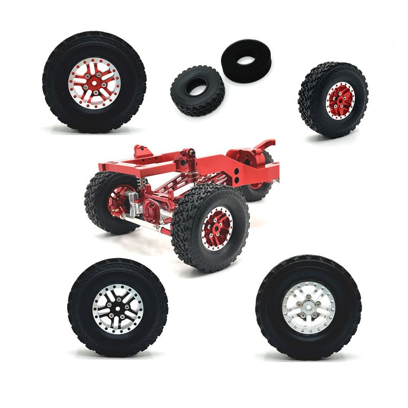 4PCS 71 มม.ยางสําหรับ MN 1/12 MN82 LC79 MN78 D90 D91 D96 99S WPL 1/16 C14 C24 C34 C44 B14 B16 JJRC F