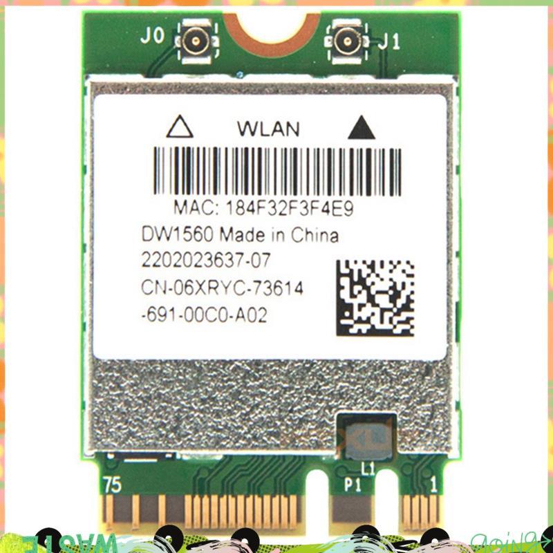 BCM94352Z DW1560 M.2 อะแดปเตอร์ Wifi การ์ดไร้สาย 1200Mbps 802.11Ac 2.4 Ghz/5G บลูทูธ 4.0 NGFF การ์ดส