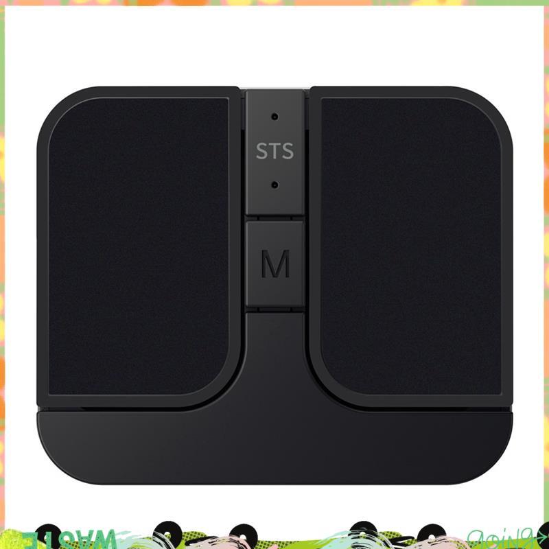 Mini Square Mouse Mini Mouse เมาส์คอมพิวเตอร์ไร้สาย Mini Capacitive Mouse สีดํา