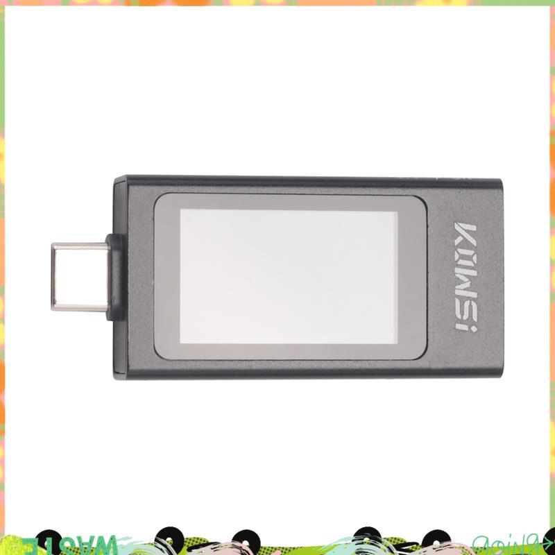 KWS-X1 Type-C Tester DC 3.3-36V 0-12A Digital Voltage Current Detection Meter จอแสดงผล IPS Fast Char