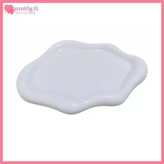 RENBG Simple ถาดเก็บเครื่องประดับ Creative Cloud Shapes Electroplated เครื่องประดับต่างหูแหวนจอแสดงผลเดสก์ท็อปจานสําหรับผู้หญิง TH