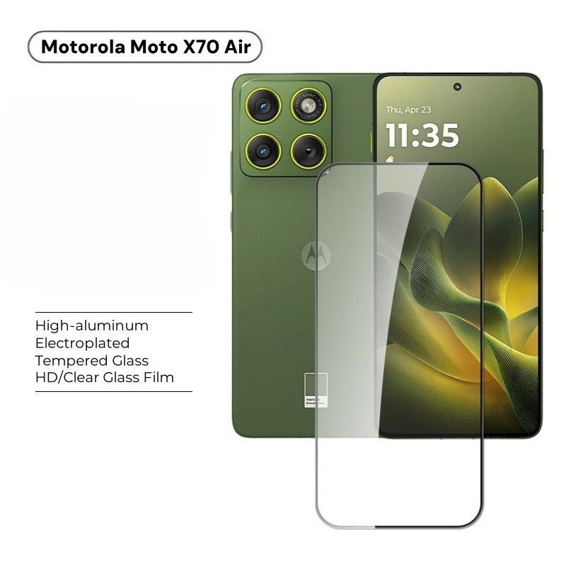 สําหรับ Motorola Moto Edge 70 X70Air Screen Protector กระจกนิรภัยสําหรับ Moto X70 Air Edge70 ป้องกันด้านหน้ากระจกนิรภัยฟิล์ม