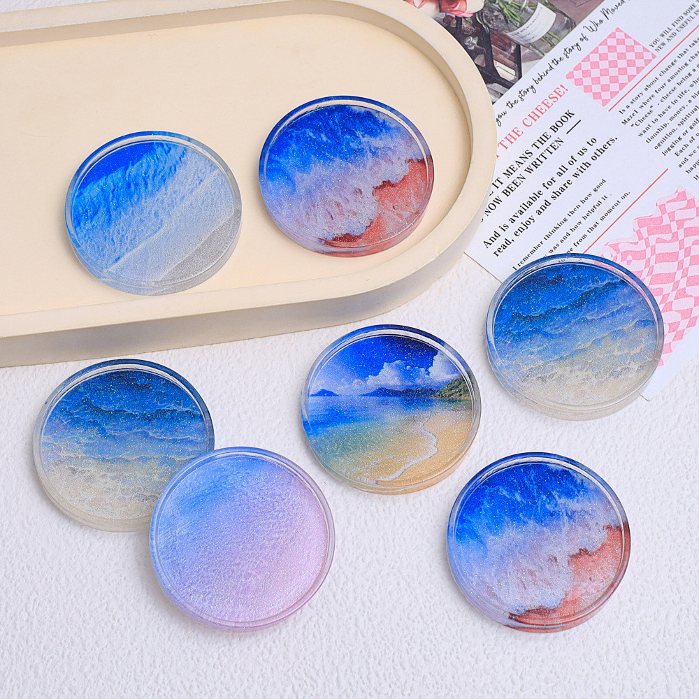 การ์ตูนการ์ตูน Ocean Plate Creative Candy ของเล่นทําด้วยมือ diy เครื่องประดับอุปกรณ์เสริมครีมกาวเรซิ