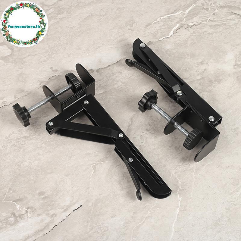 YUNSTORE ขายึดเดสก์ท็อปแบบพับได้รูปตัว L Heavy-duty Punch-ฟรีประหยัดพื้นที่เดสก์ท็อปขยายแผ่น Rack อุปกรณ์เสริมฮาร์ดแวร์ TH ราคา ถูกที่สุด ดีลบีเคเค แกลเลอรีภาพที่ 7
