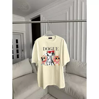 YOU-T🐆เสื้อแฟชั่น ใส่สบาย เสื้อยืดแขนสั้น ลาย เสื้อ"DOGUE" ผ้านิ่ม OVERSIZE แฟชั่น ผ้าฝ้าย 100% สไตล์เกาหลี