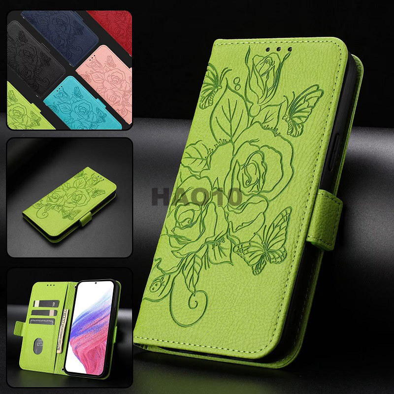 สําหรับ FCNT Fujitsu Arrows We2 Plus Arrows Be4 Plus Alpha case ปกผิวกุหลาบนูน ฝาพับ ใส่การ์ด กระเป๋