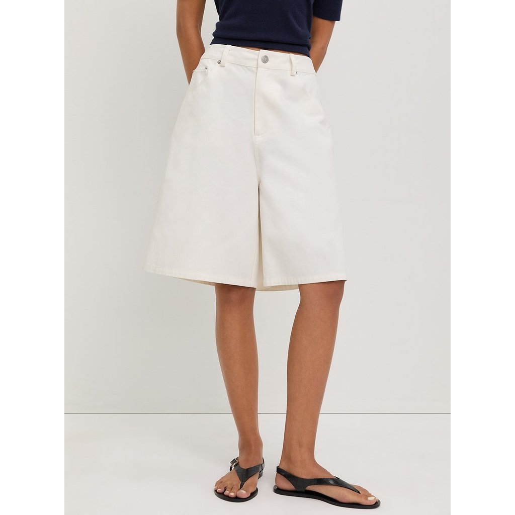 [Pomelo] กางเกงยีนส์ขาสั้นทรงหลวม / Baggy Denim Shorts